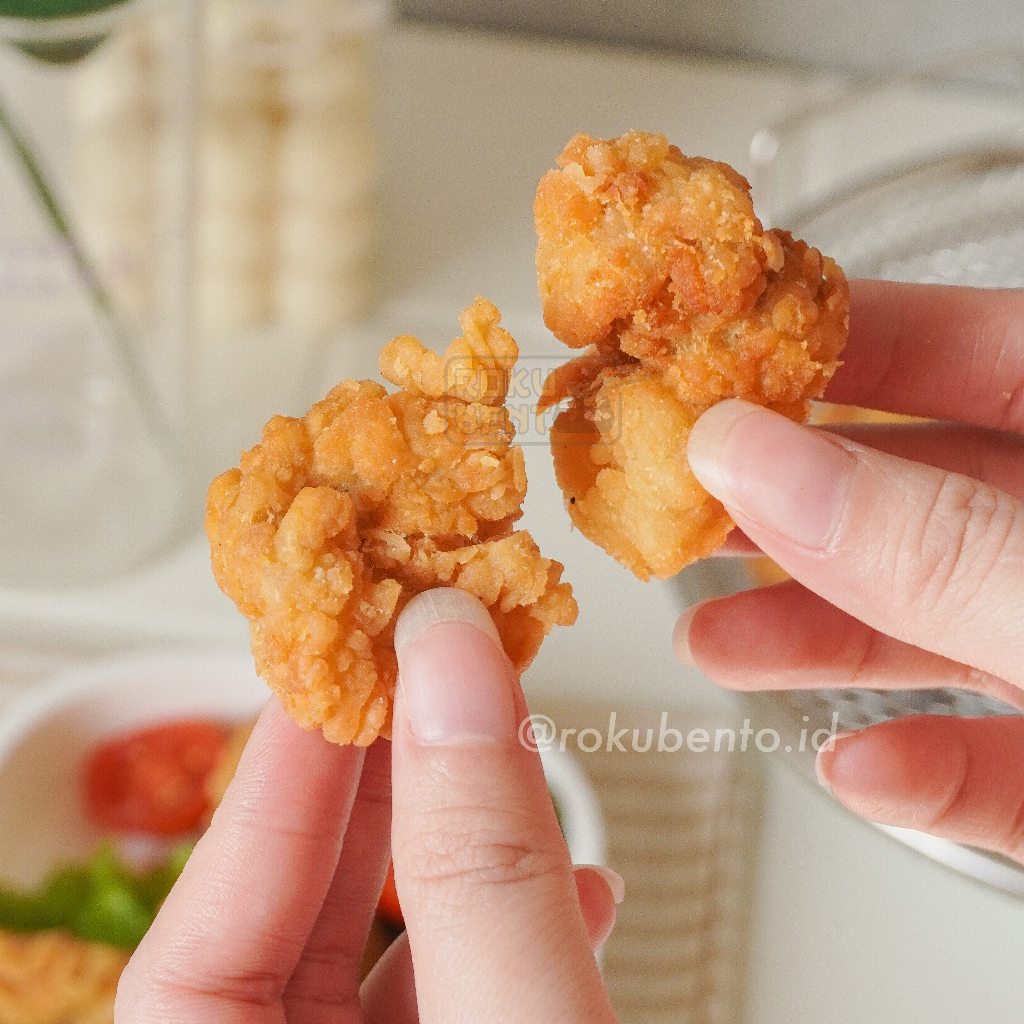 

Dori Popcorn Roku Bento Bandung 500Gr Naget Ikan Dory Fish Nugget Frozen Siap Goreng - Cemilan Anak