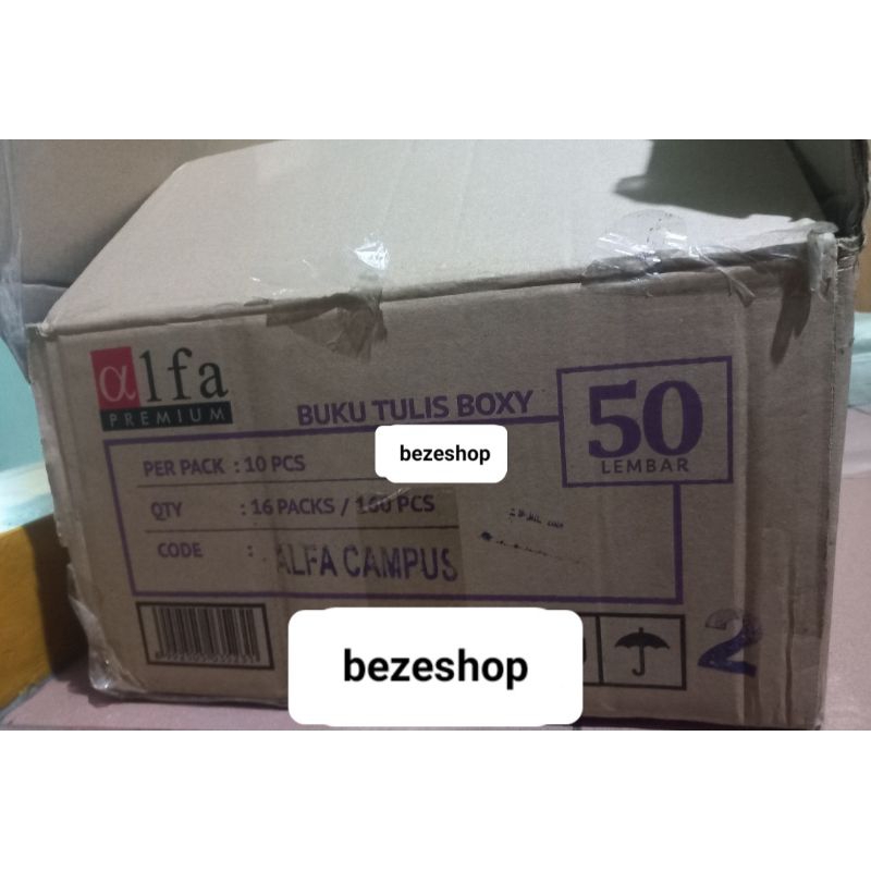 

Buku Tulis Alfa Omega 1 Karton (16 Pack)