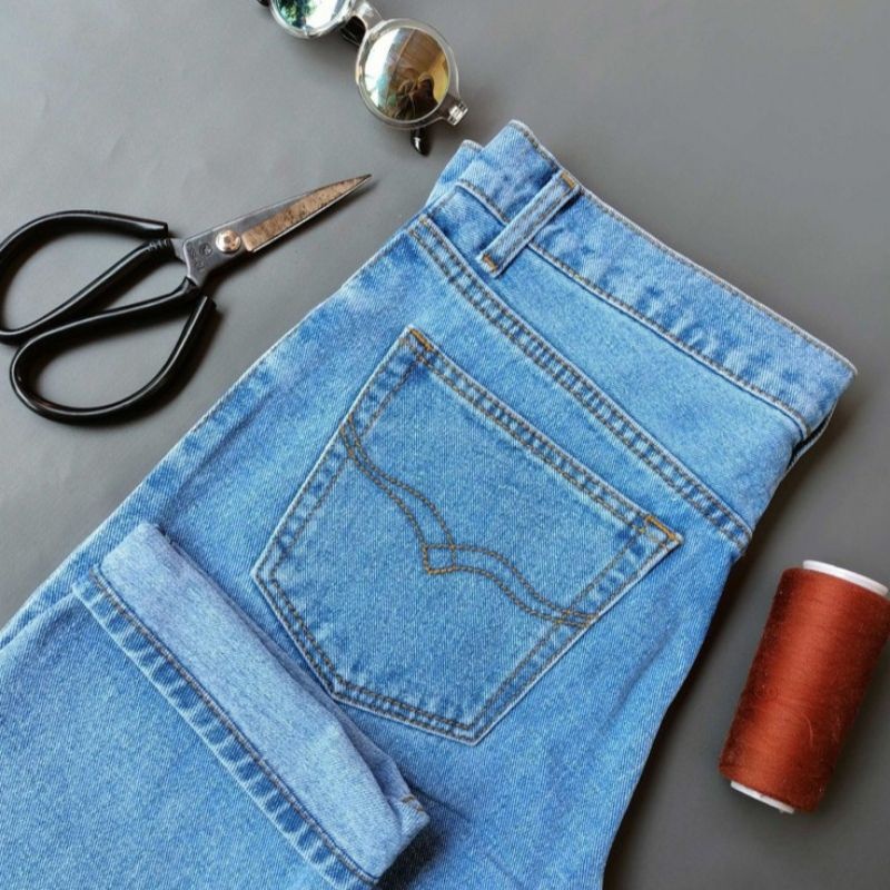 Celana Jeans Panjang Pria Lea 606 Original Hitam 28 Sampai 38