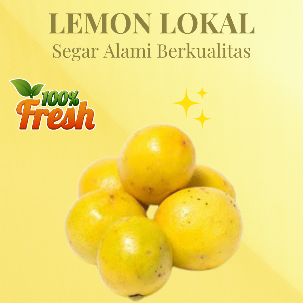 

Lemon Lokal Segar - Tambahkan Kesegaran dan Kesehatan pada Hidangan Anda