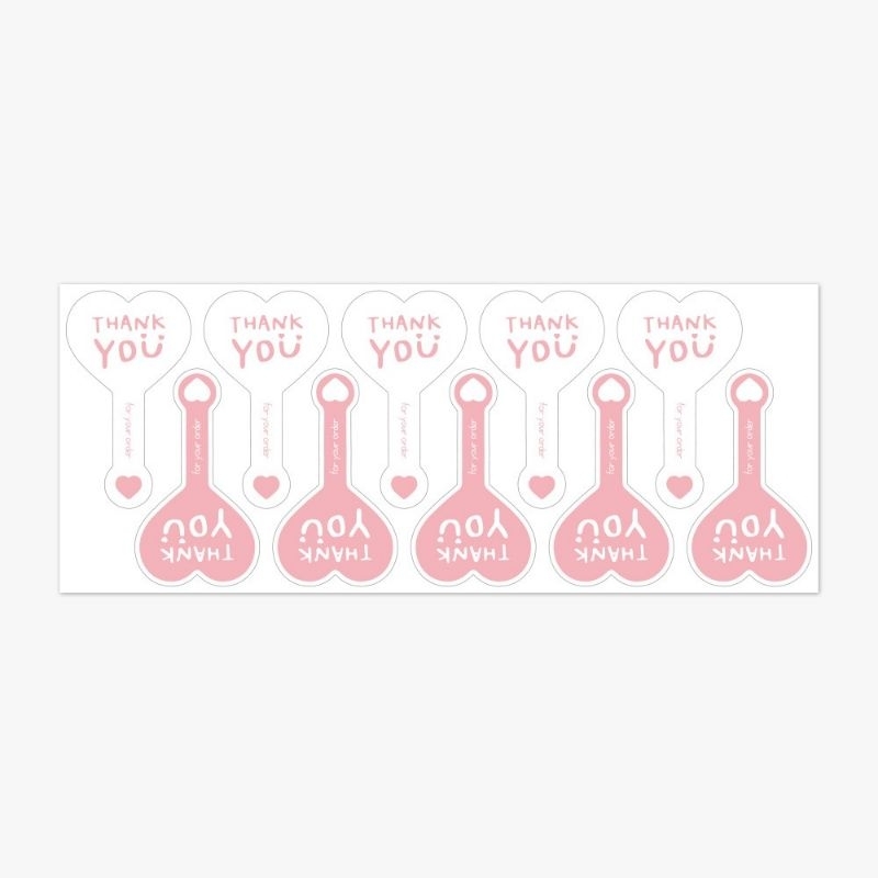 

STIKER THANK YOU STIKER LABEL 1pack 100 pcs