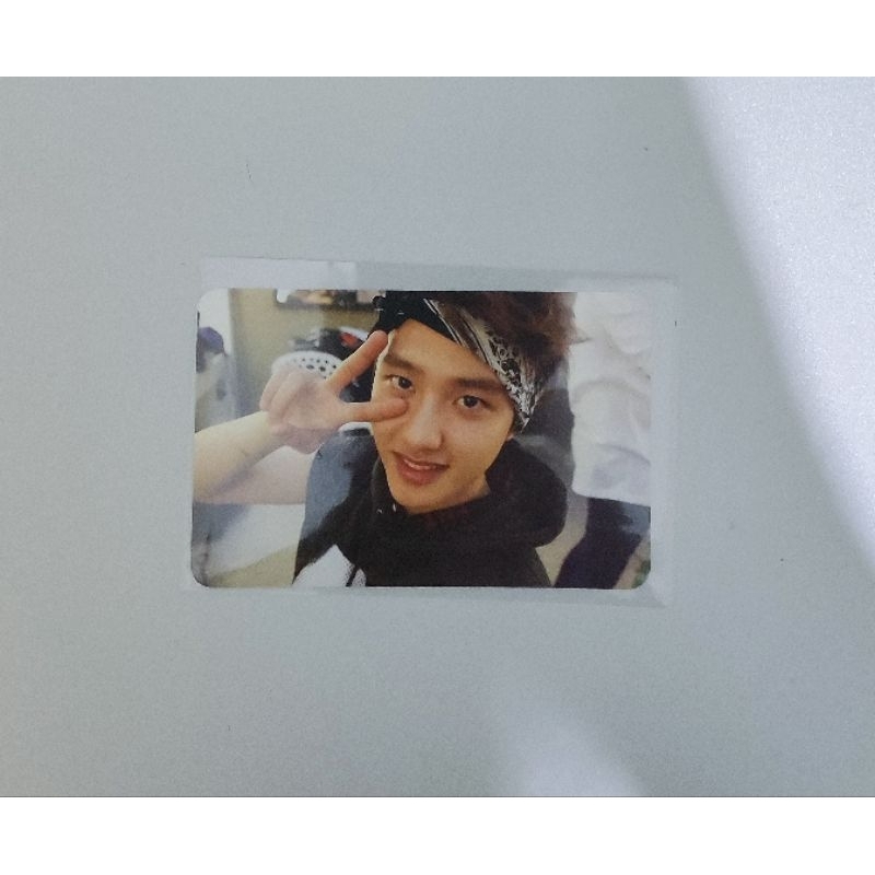 OFFICIAL PHOTOCARD PC D.O. KYUNGSOO GROWL B VERSION
