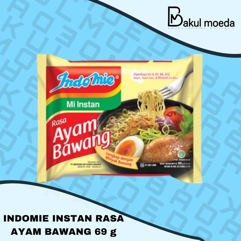 

INDOMIE INSTAN RASA AYAM BAWANG 69g