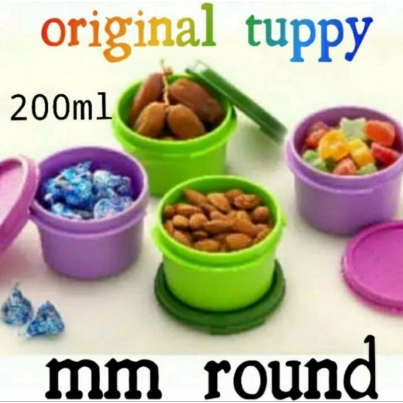 NEW MM Round 200ml Tupperware / MPASI /wadah kecil Tupperware