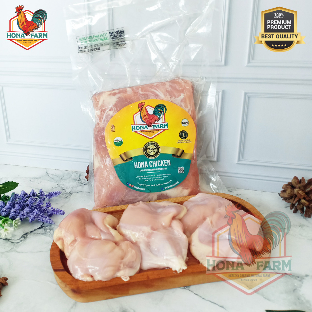 

Hona Farm Paha Boneless Ayam Organik Probiotik (500gr)