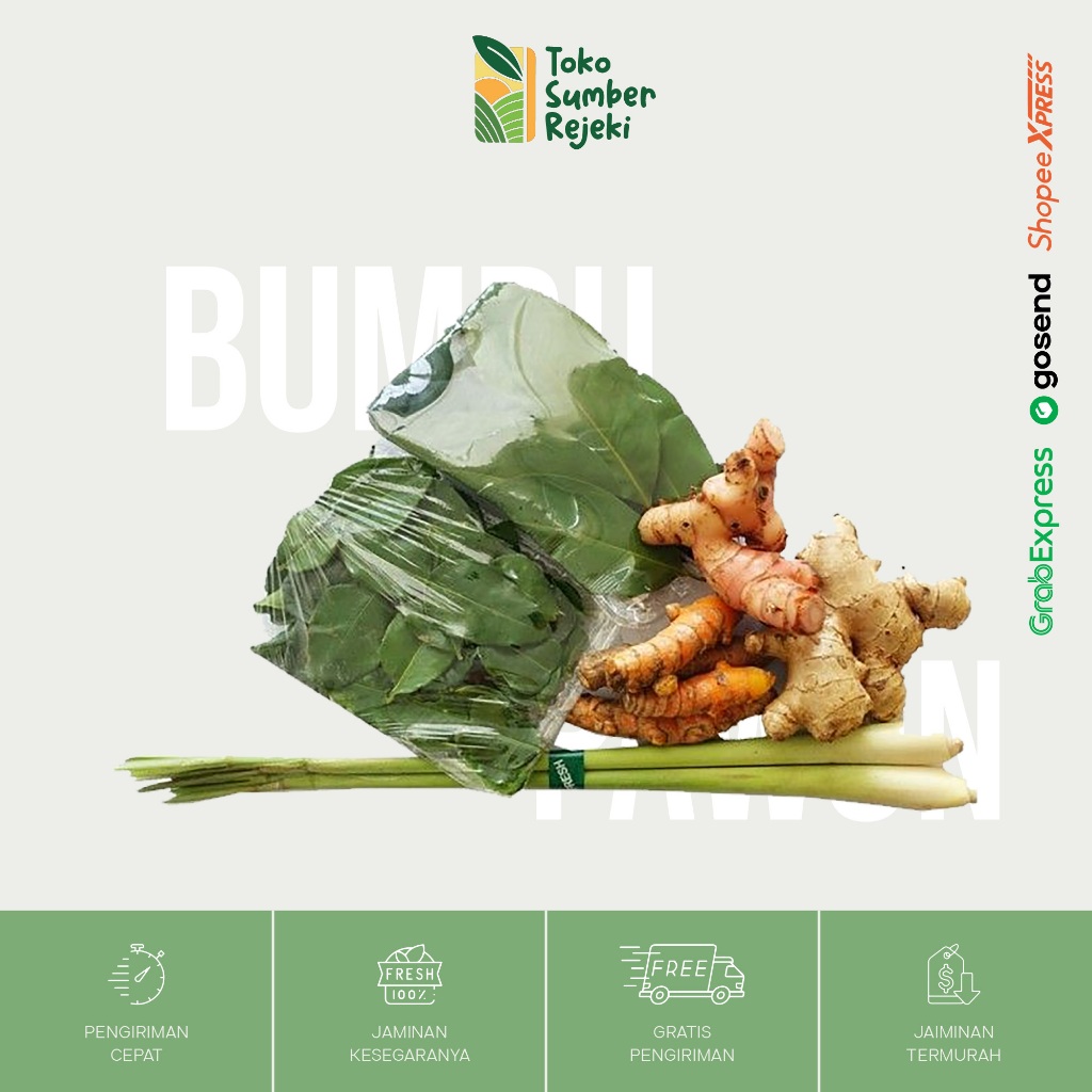 

Bumbu Pawon Lengkap Segar - Toko Sumber Rejeki Yogyakarta