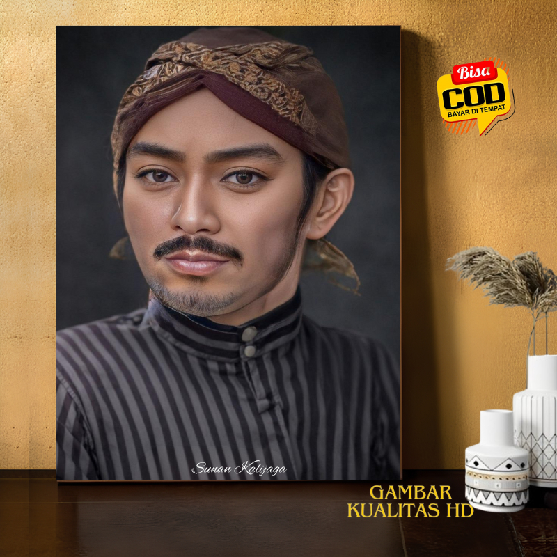 Hiasan Dinding Aesthetic Poster Sunan Kalijaga Bahan MDF