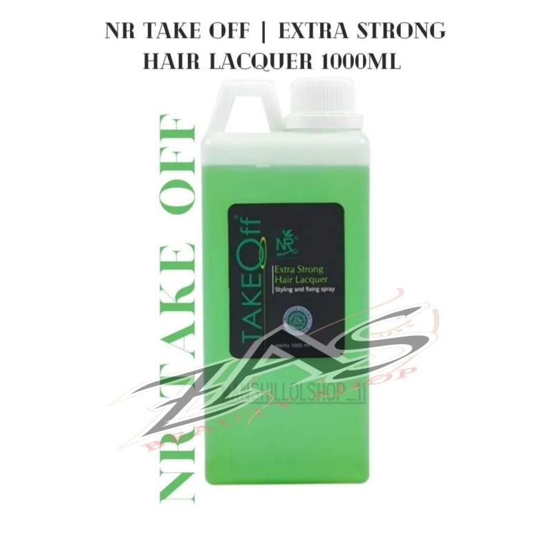 NR Take Off / TakeOff Hair Spray Non Aerosol1000ml Hairspray Rambut
