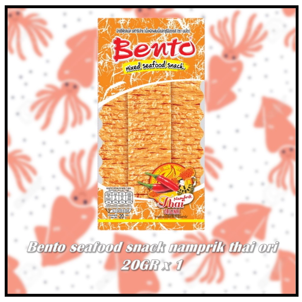 

Bento seafood snack namprik thai ori 20GR x 1