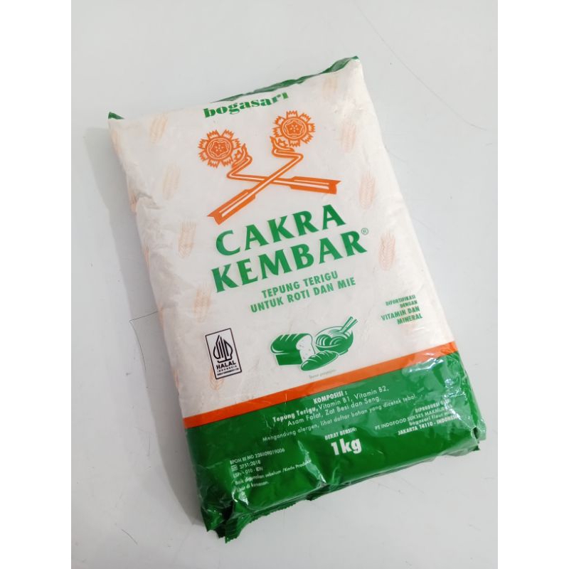 

Bogasari Cakra Kembar | Tepung Terigu 1kg
