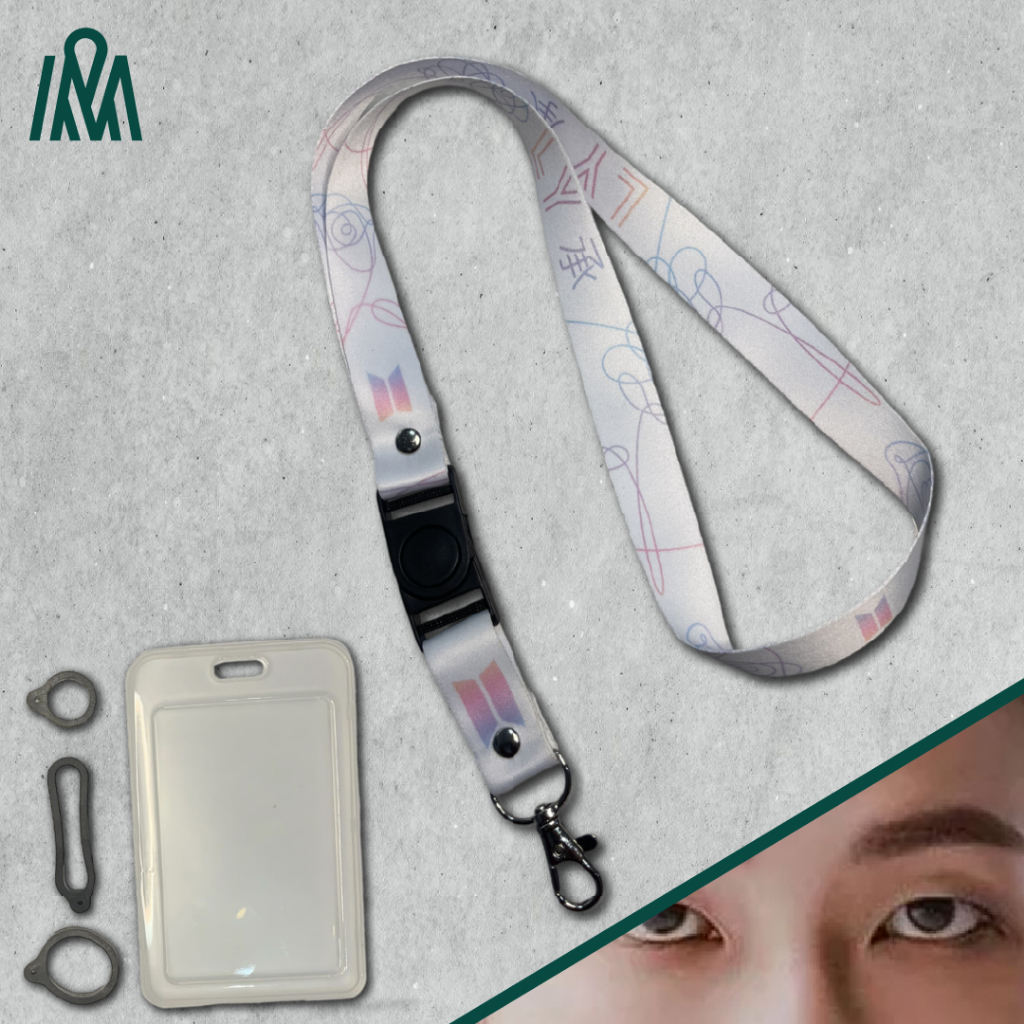 

Lanyard BTS Love Yourself: Her Album Kpop Merchandise Tali ID Card (unofficial)