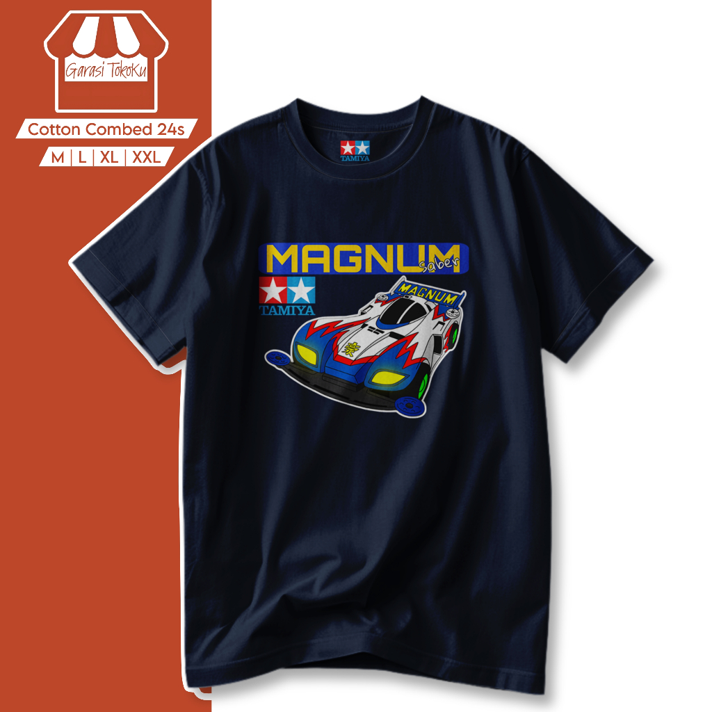 Kaos Tamiya Lets & Go magnum seber Kaos Mini 4WD baju tamiya pria dan wanita