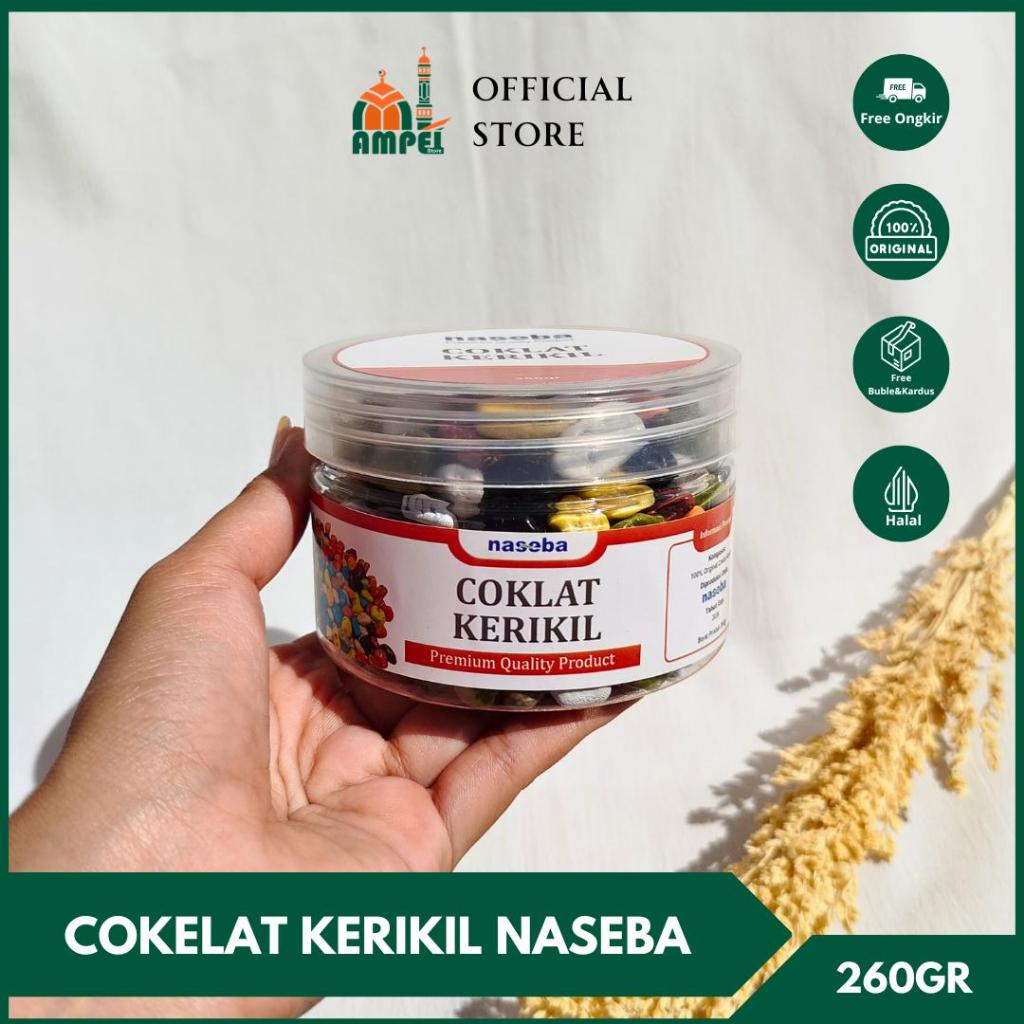 

PREMIUM QUALITY Cokelat Kerikil Toples 260 Gram By Naseba 100% Original Oleh oleh Haji