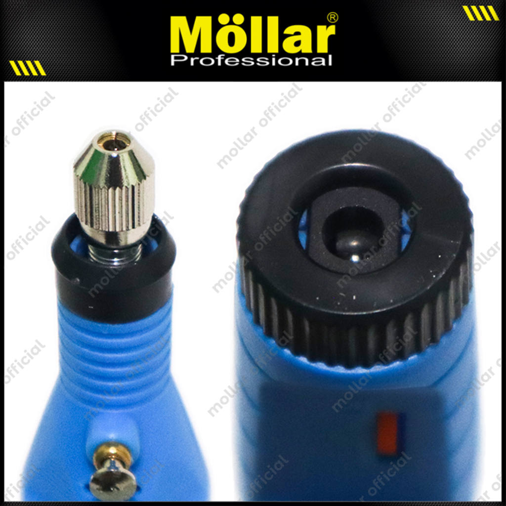 MOLLAR MG18V Mini Grinder Set 21 Pcs Bor Gerinda Tuner 18V Blister