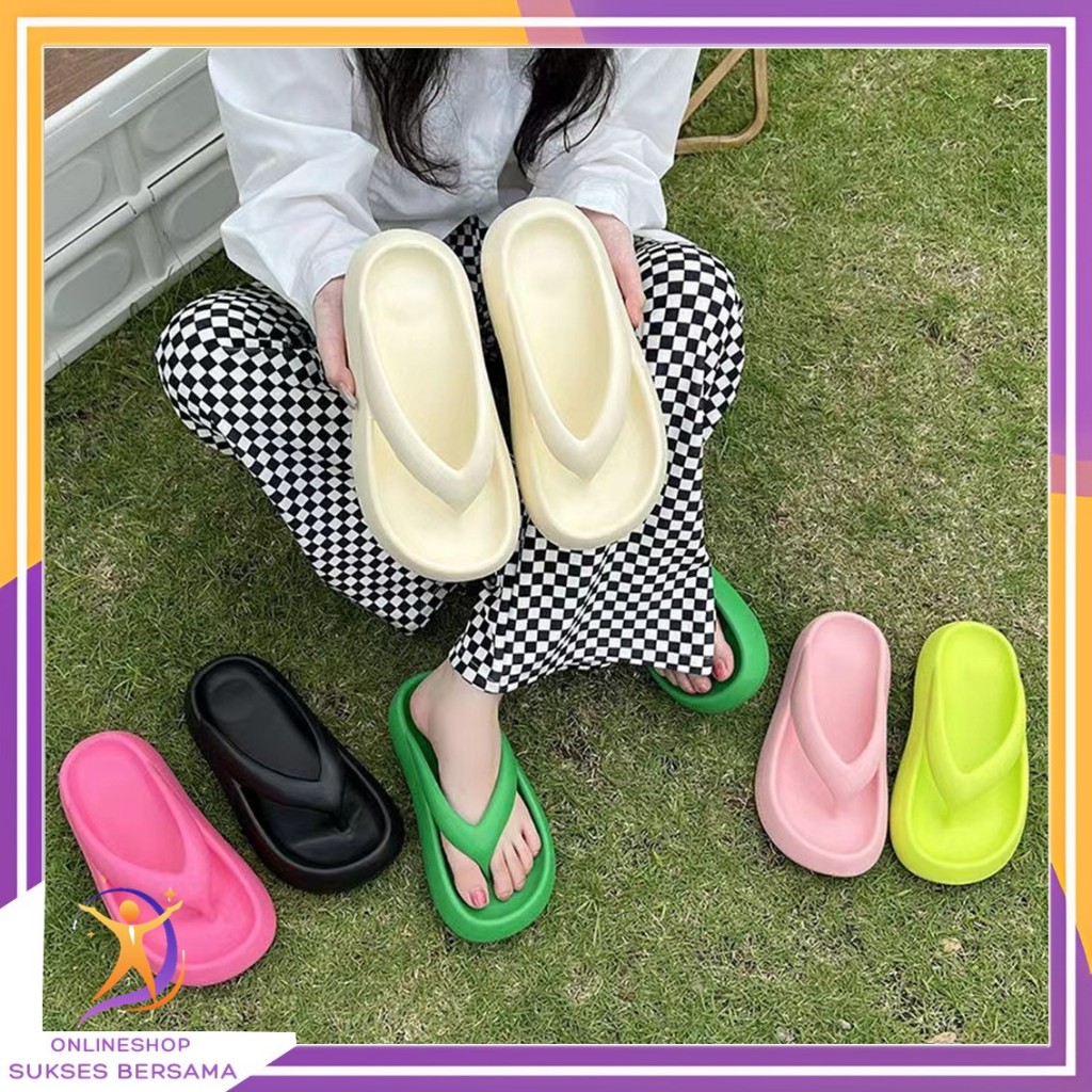 OSB Sandal Jepit Wanita 6998 Sandal Japit Nyaman Ringan Sendal Jepit Cewek Empuk Kekinian Sendal Rum