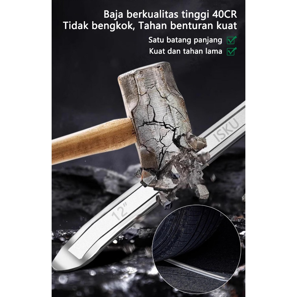 ID ISKU ALAT CONGKEL BAN MOTOR 12INCH/TUAS BAN KELAS INDUSTRI /TIRE WRENCH TUAS BAN/ CUNGKIL BAN