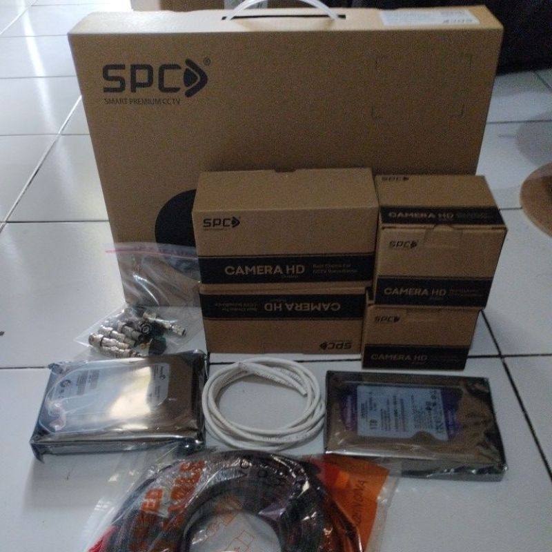 Paket CCTV 4 kamera sesuai diskripsi