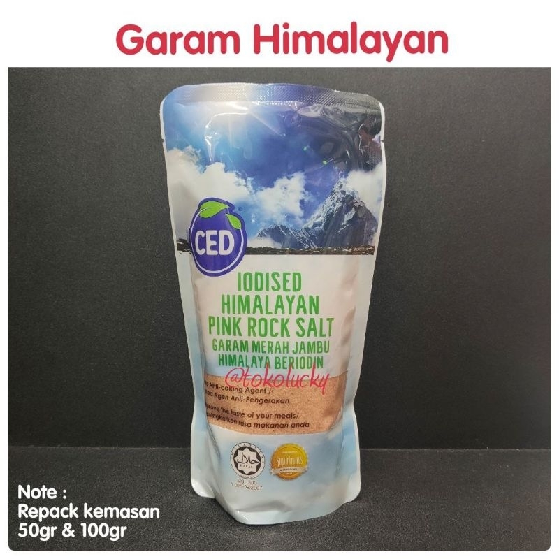 

Garam Himalayan /iodised himalayan pink rock salt/salt/garam