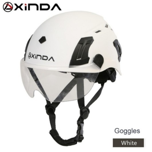 Helm Safety CLimbing Xinda + Visor / Helm Safety Climbing Murah / Helm Safety Xinda Original