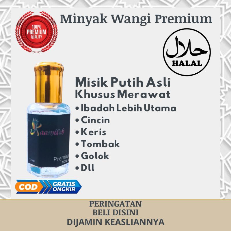 [ CUCI GUDANG ] Minyak Misik Putih Kental Asli Original Import Arab Saudi | Kaamilah