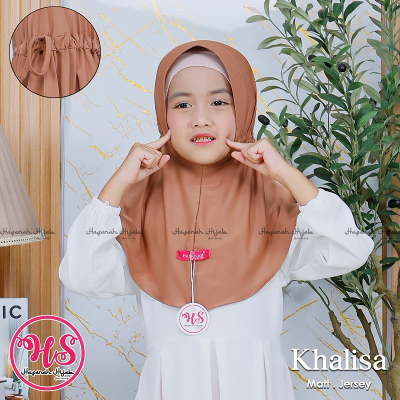 Hijab Anak Khalisa serut // Hasanah hijab // hasanah kids // Jilbab anak // Hijab Jersey