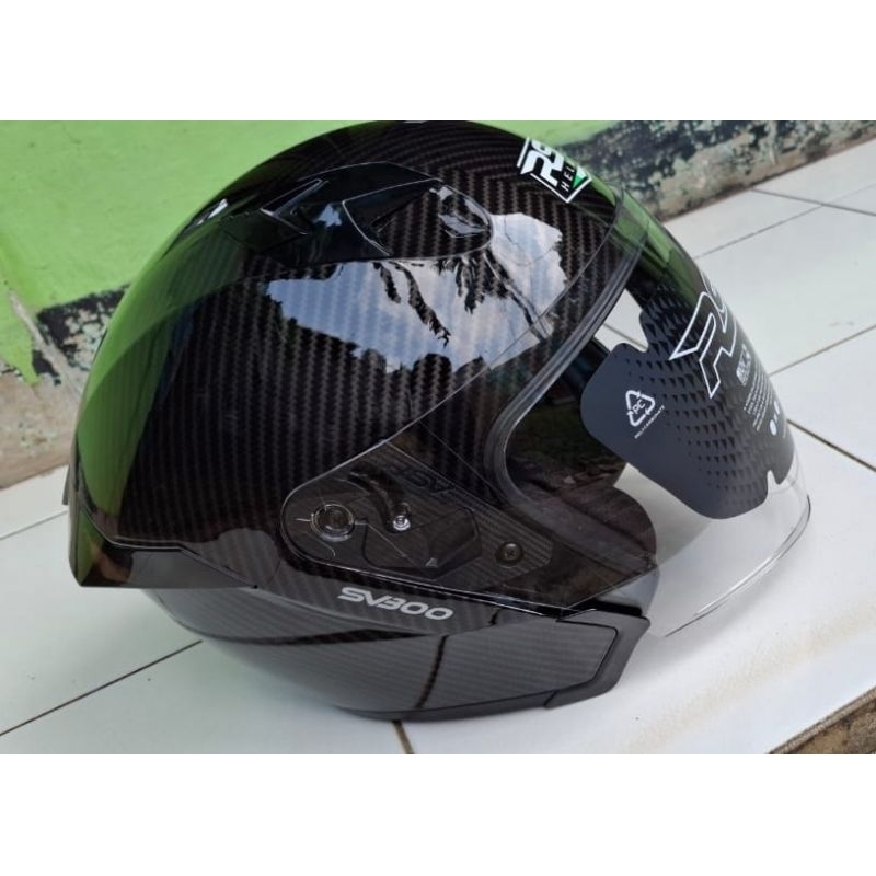( BEKAS ) HELM RSV SV300 MOTIF DAN RSV SV300 SOLID HELEM RSV SV300 HALF FACE MOTIF BEKAS SEPERTI BAR