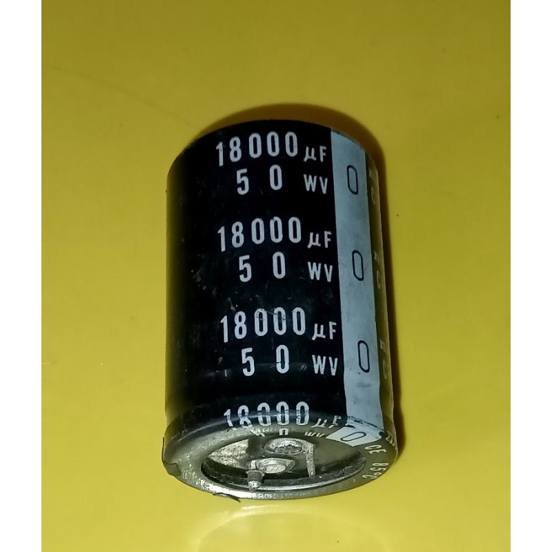 elco 50v 18000uf T 5cm D 3.5cm bekas