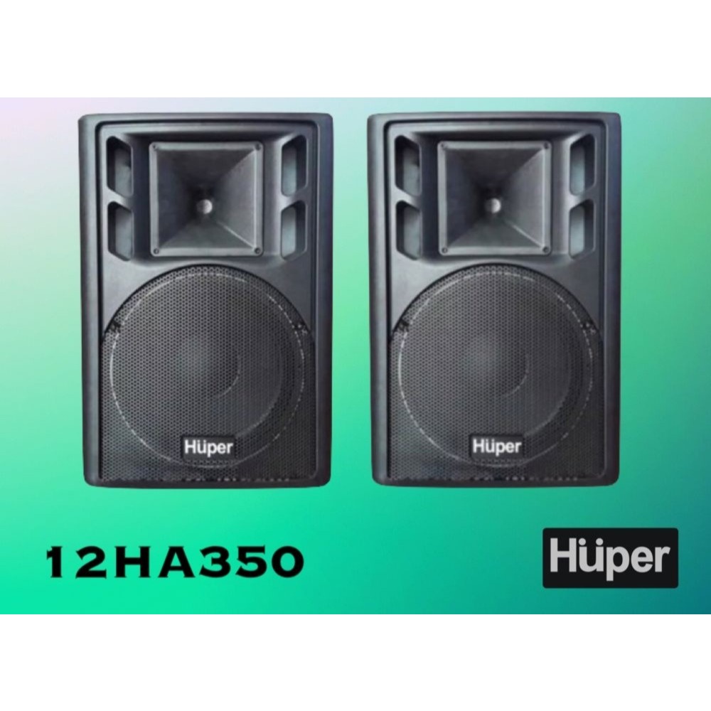 Speaker Aktif HUPER 12 ha 350 12ha350 12 inch 1 set ORIGINAL