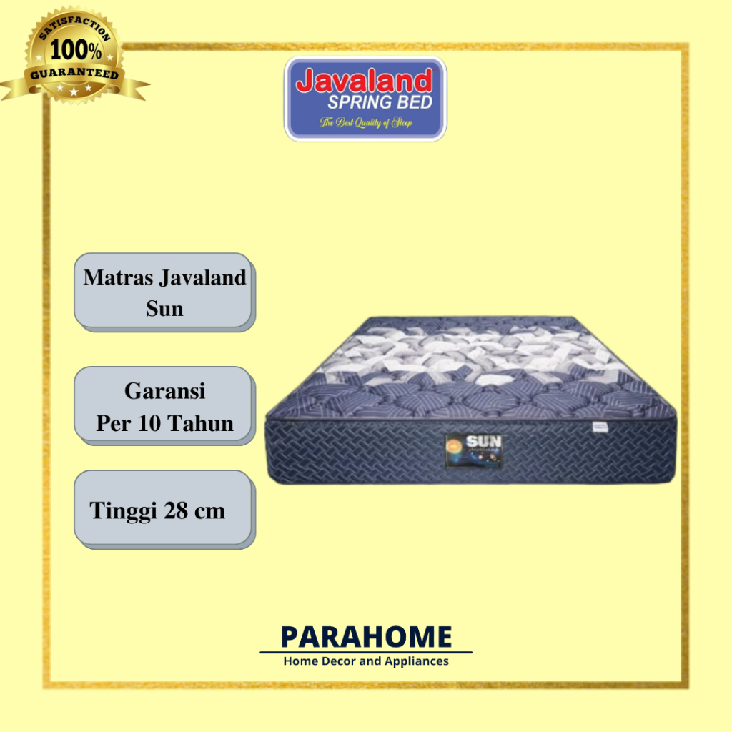 Spring Bed / Matras / Kasur SMS by Javaland Tipe Sun