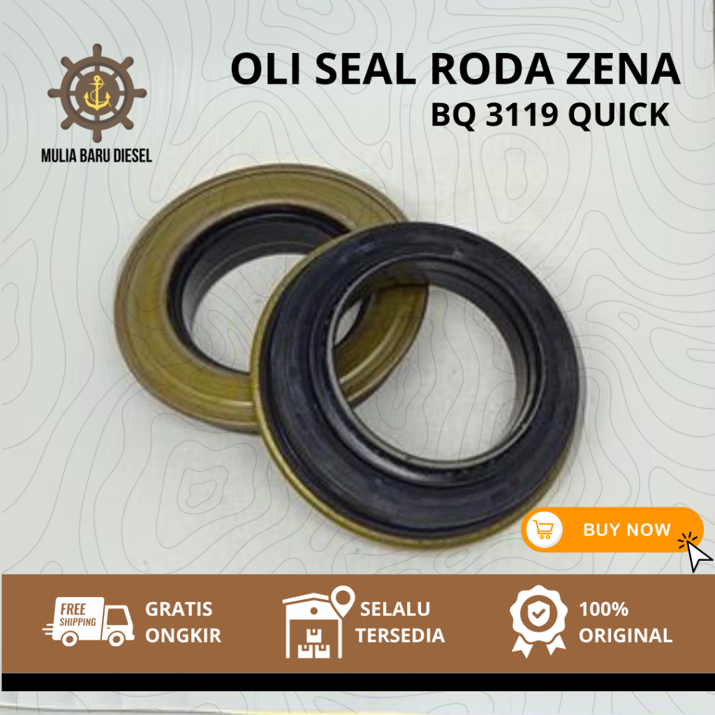 Sil As Rotary & Roda Traktor Zena Quick | Oil Seal Roda Sil Oli | Rotary Transmission Housing (RTH)