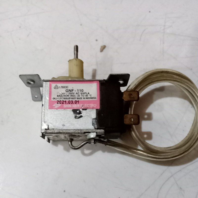 thermostat kulkas LG 2 pintu GNF-110 model tombol original