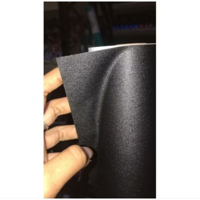 Ready stok stiker hitam kulit jeruk skotlet kulit jeruk stiker motor body kasar