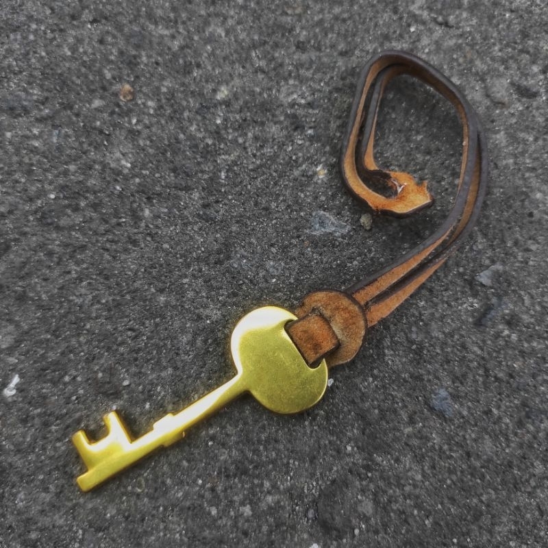 FOSSIL KEY RING CHAIN GANTUNGAN KUNCI TAS DRAW STRING STRAP TOTE HAND BAG GENUINE ORIGINAL