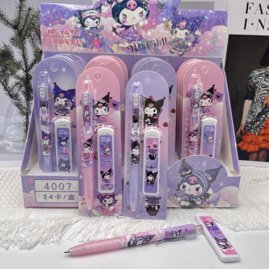 

GEMILANGWALLPAPER - SET PENSIL MEKANIK DAN ISI PENSIL KUROMI 0.5MM | PENSIL CETEK KUROMI SANRIO | PENSIL ISI KUROMI | ALAT TULIS SEKOLAH | ALAT TULIS KANTOR | PERALATAN SEKOLAH | PERLENGKAPAN SEKOLAH