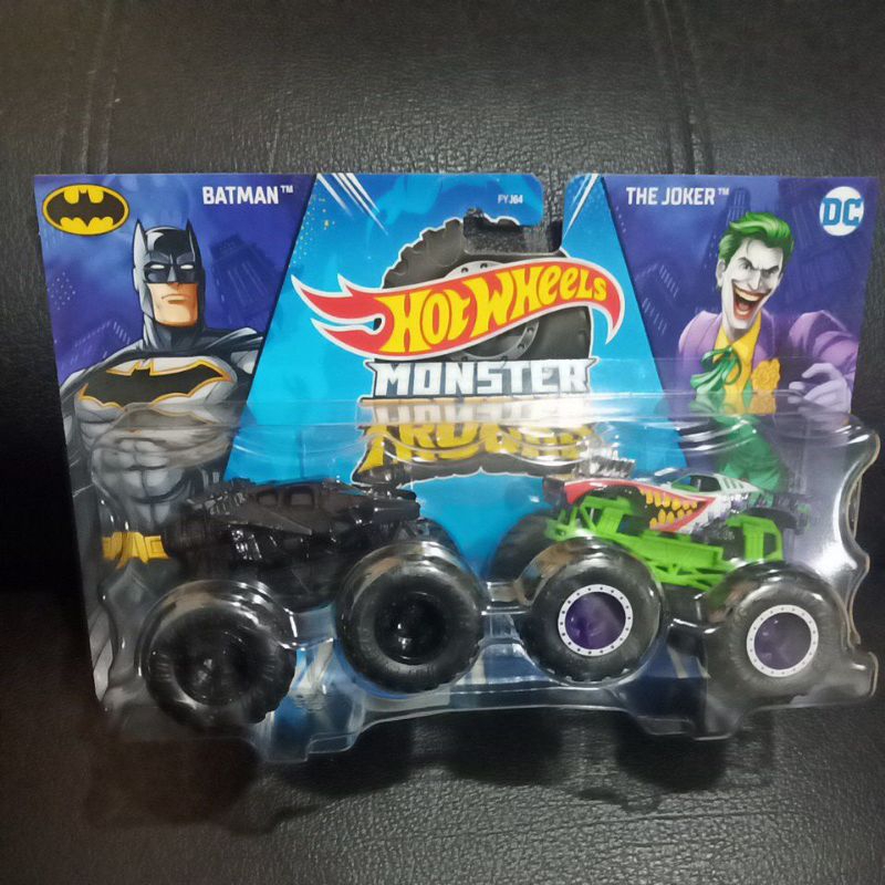 batman vs the joker monster trucks hotwheels doubles