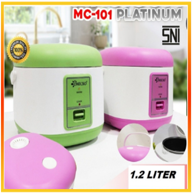 Penanak Nasi Rice Cooker 3 in 1 - Omicko/TD National Quality 1.2 Liter