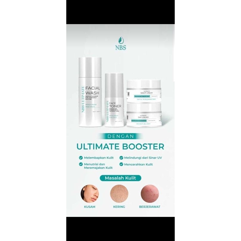 NBS Ultimate Booster Skincare/Skincare murah/Skincare Viral NBS Booster