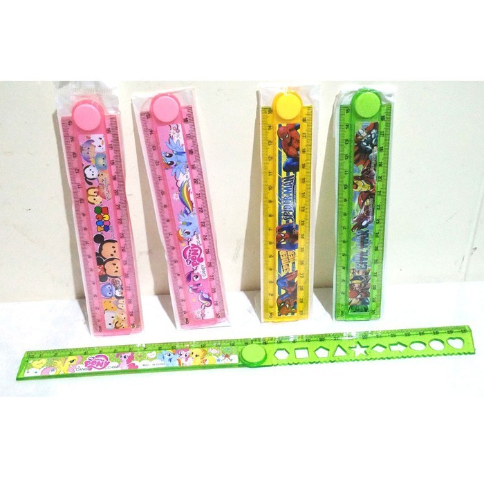 

GTBSHOP-Penggaris Lipat 30cm Fancy Motif Kartun