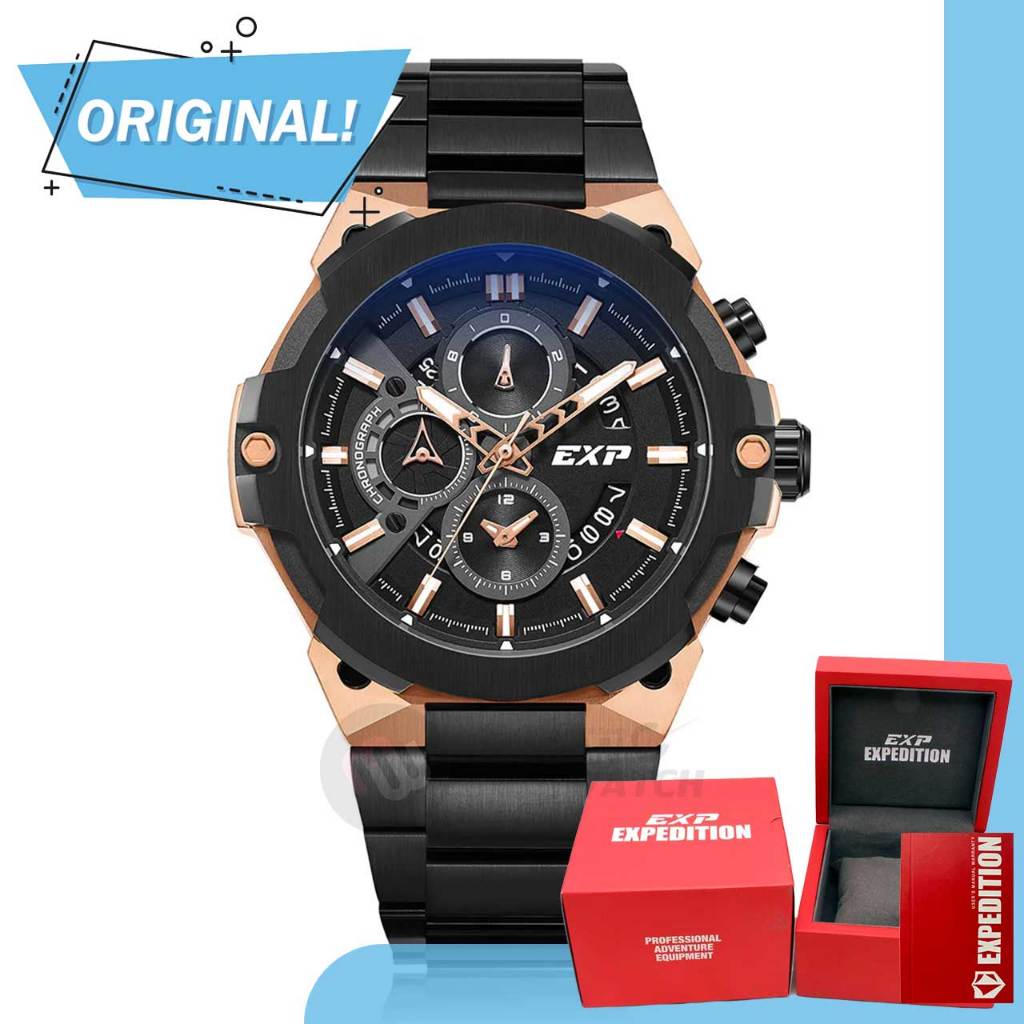 Jam Tangan Pria Analog Expedition 6838 MC AC6838 AC 6838 MC 6838 MCBBRBA Original Garansi Resmi