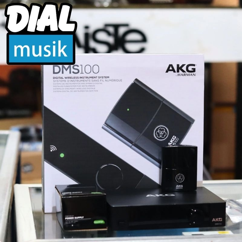 AKG DMS100 Digital Wireless Instrument System For Guitar - Wireless Gitar AKG DMS-100