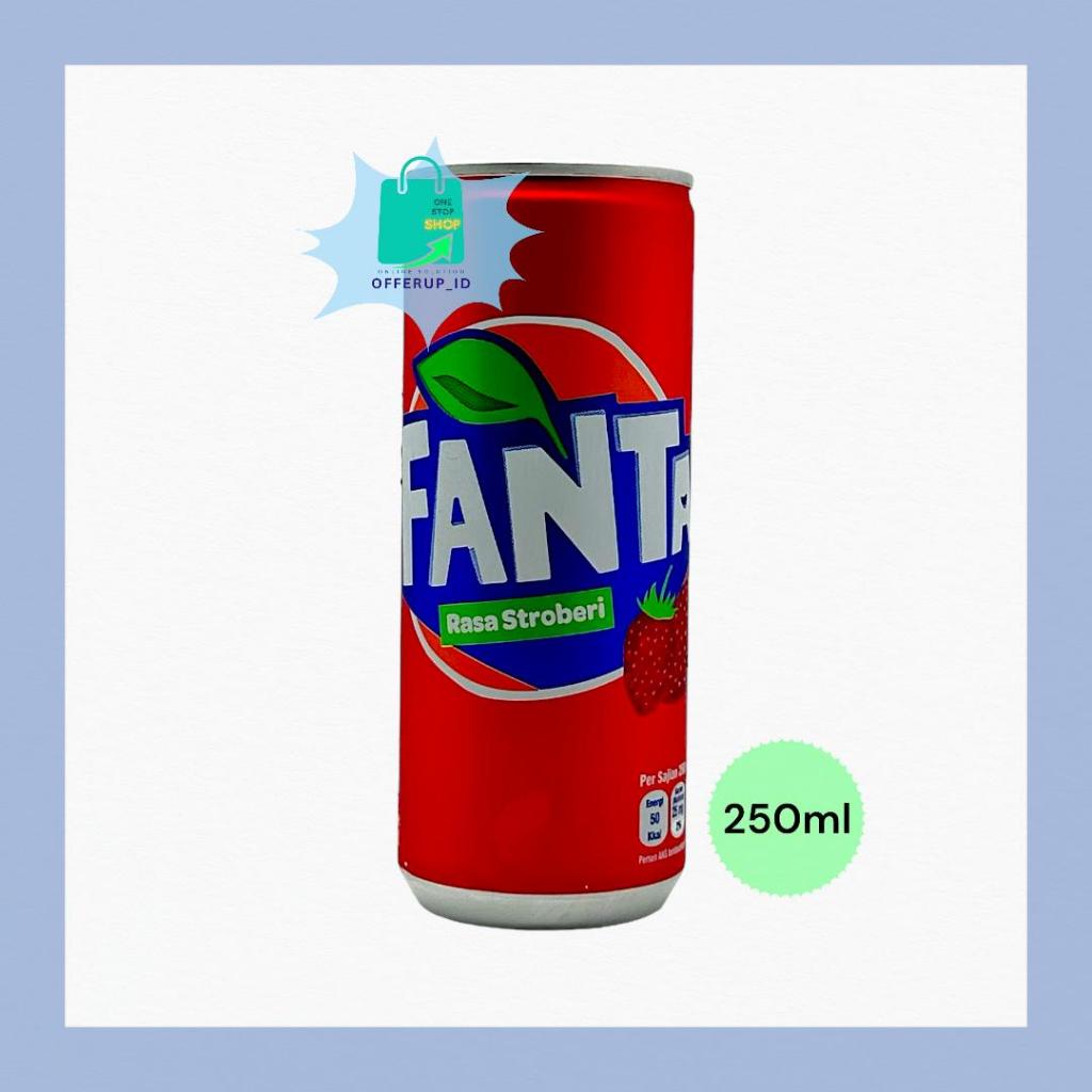 

SOFT DRINK KEMASAN KALENG 250ML SPRITE FANTA STROBERI