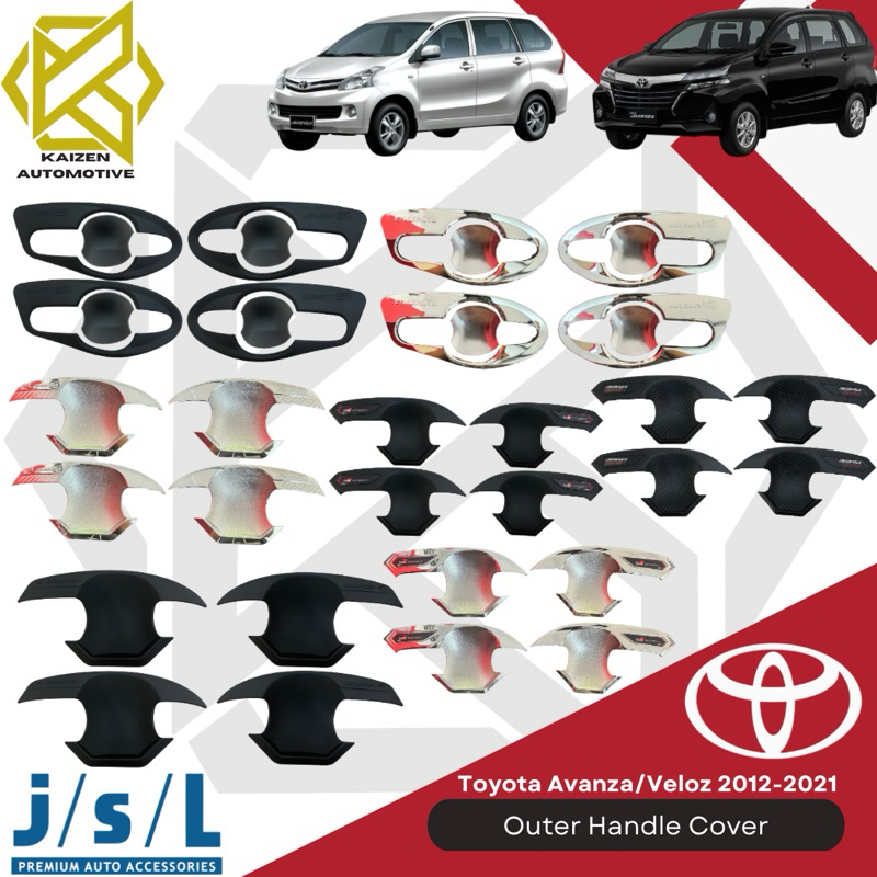 JSL Outer Handle Cover / Cover Pegangan Pintu Outer Toyota Avanza / Veloz 2012-2021