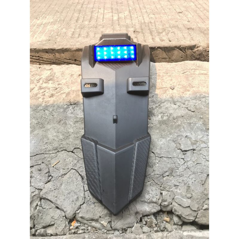 Spakbor Belakang Supra GTR 150 Lampu Merah & Biru Spakbor Exciter Supra GTR 150 Bahan Plastik ABS