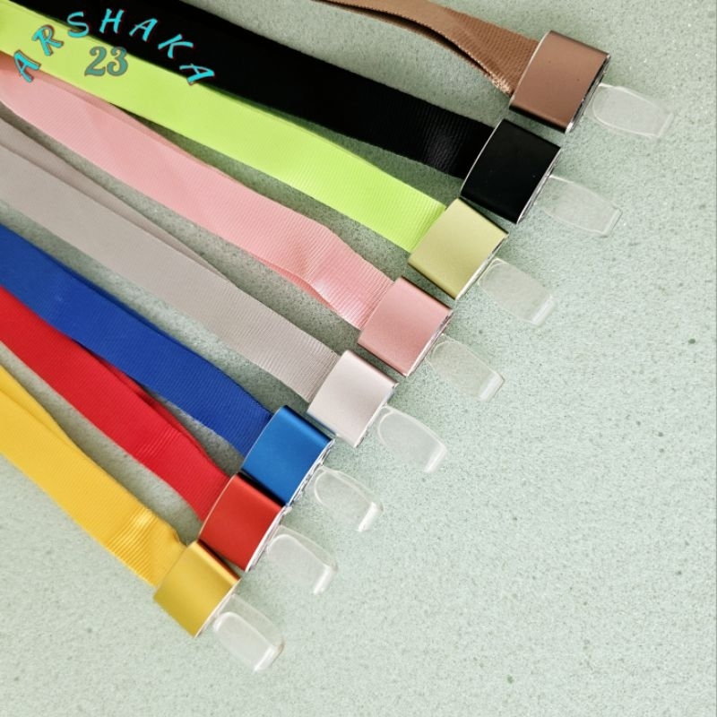 

Tali Gantungan ID Card Alumunium Solid 1,5cm Lanyard Kartu Id Card