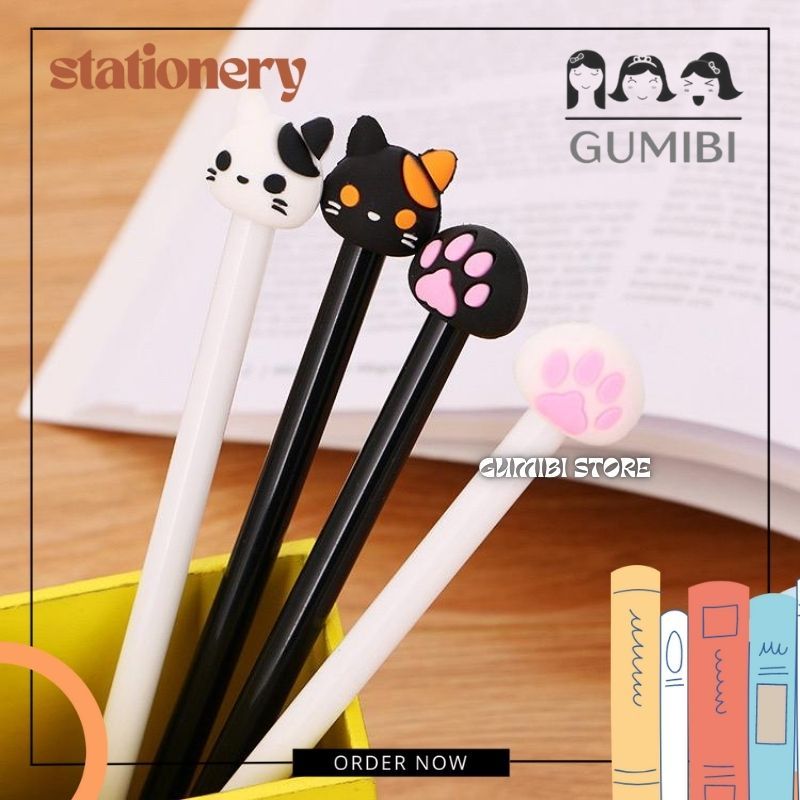 

PULPEN GEL CAT PAW LUCU GEL PEN CAP KAKI KUCING GARONG LUCU TERMURAH PULPEN CUTE SUPER IMUT GUMIBI STORE