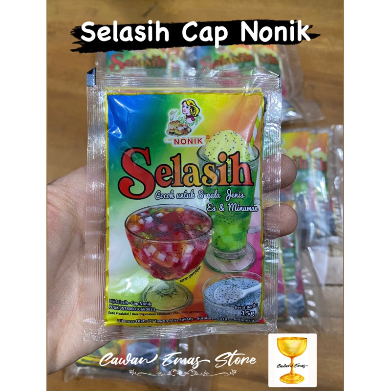 Selasih cap nonik kemasan sachet / selasih nonik