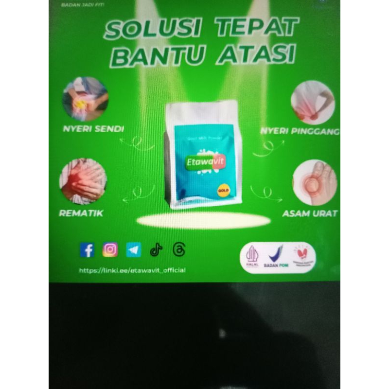 

Susu kambing Etawavit kemasan 1000g