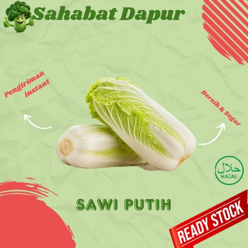 

Sawi putih - Sayuran fresh - Sahabat Dapur Delivery