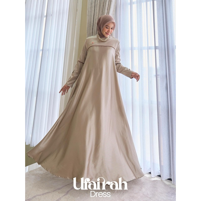 Ufairah Dress Gamis Premium By Marevi Original standar Jumbo