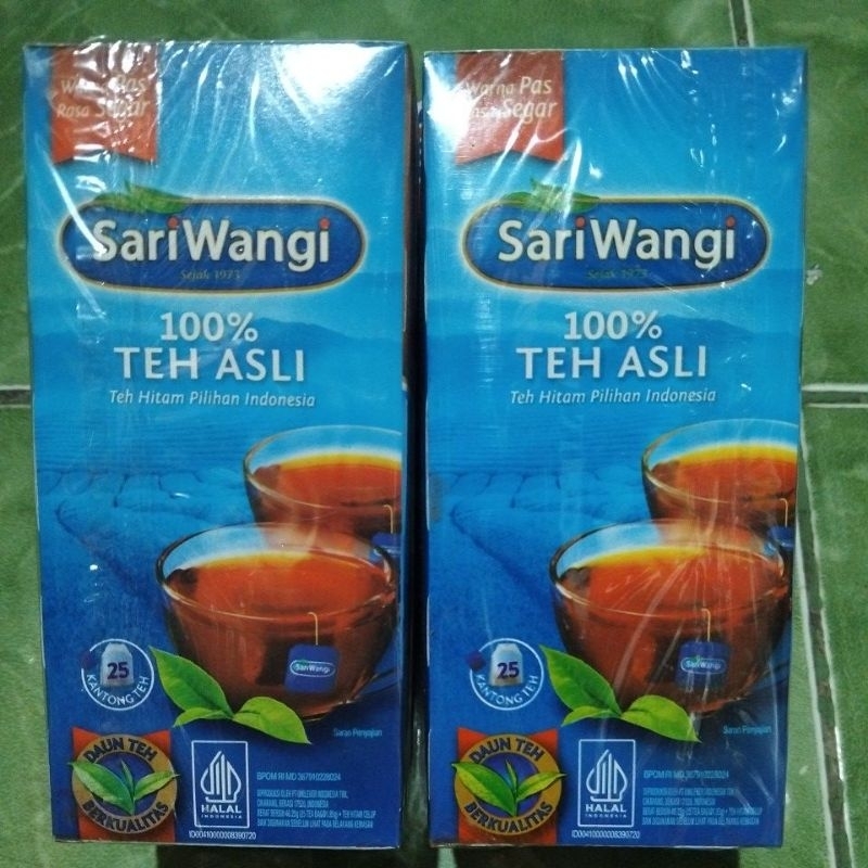 

TEH SARI WANGI 100% Teh asli isi 25pcs